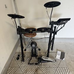 Electric Drum Set And seat 