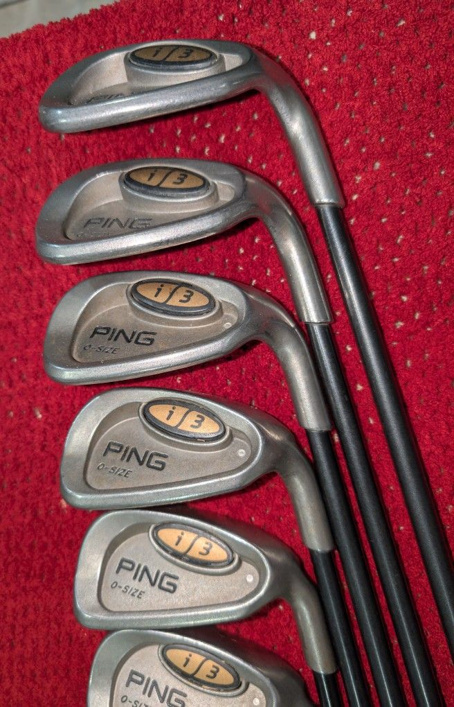 Complete 13 Club Ping/Titleist Golf Set w Bag