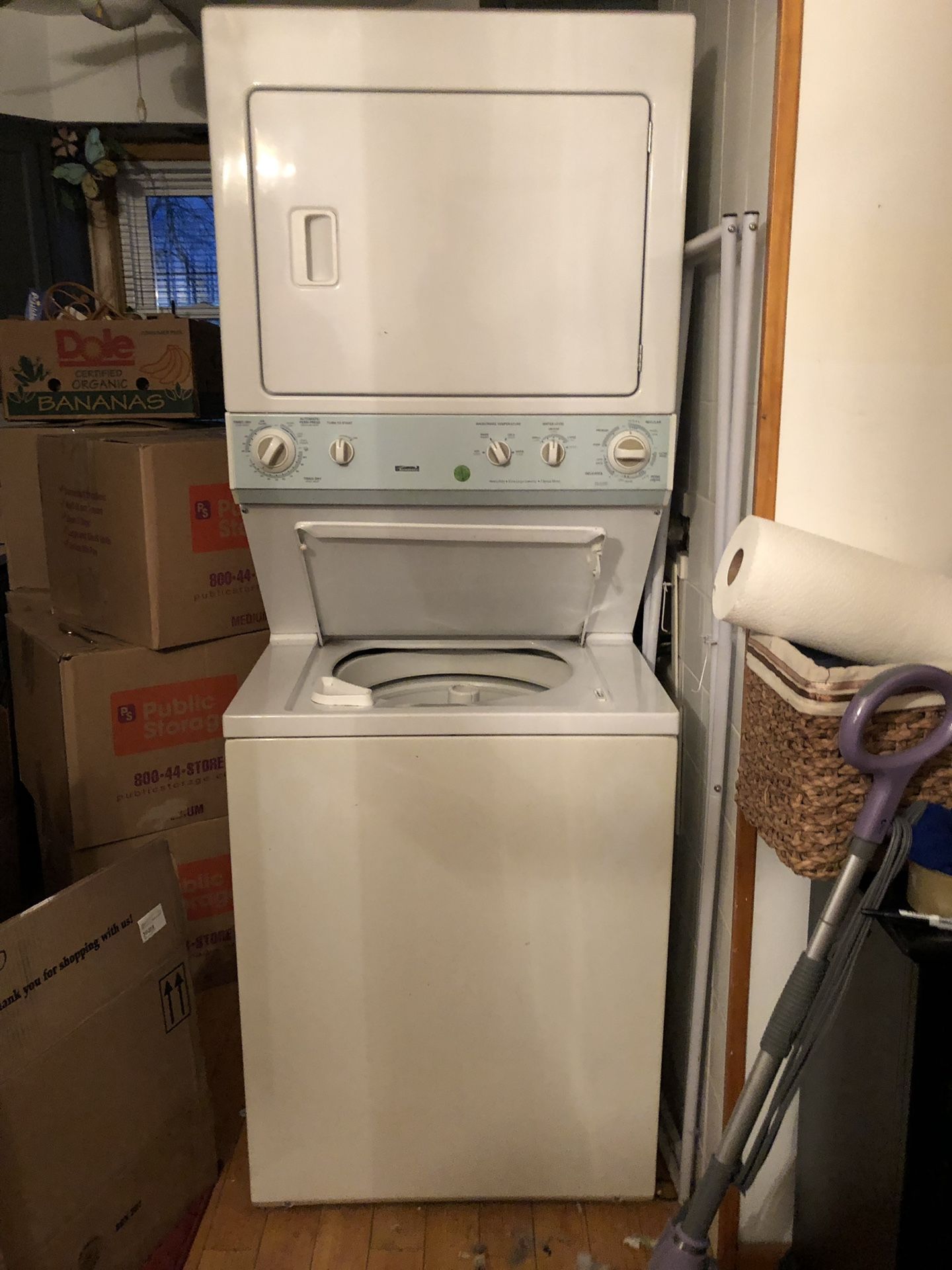 Kenmore stackable washer & dryer