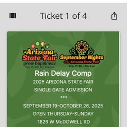 4 State Fair Tickets