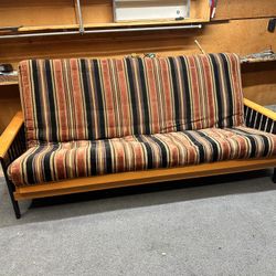 Wood Futon W/ Mattress