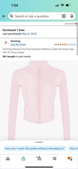 Pink Bbl Jacket Gym Xs