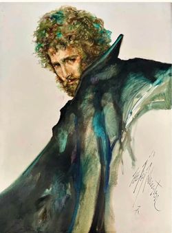 Original Tee Jay Johnston Oil on Canvas “The Cape” signed and dated 1971.