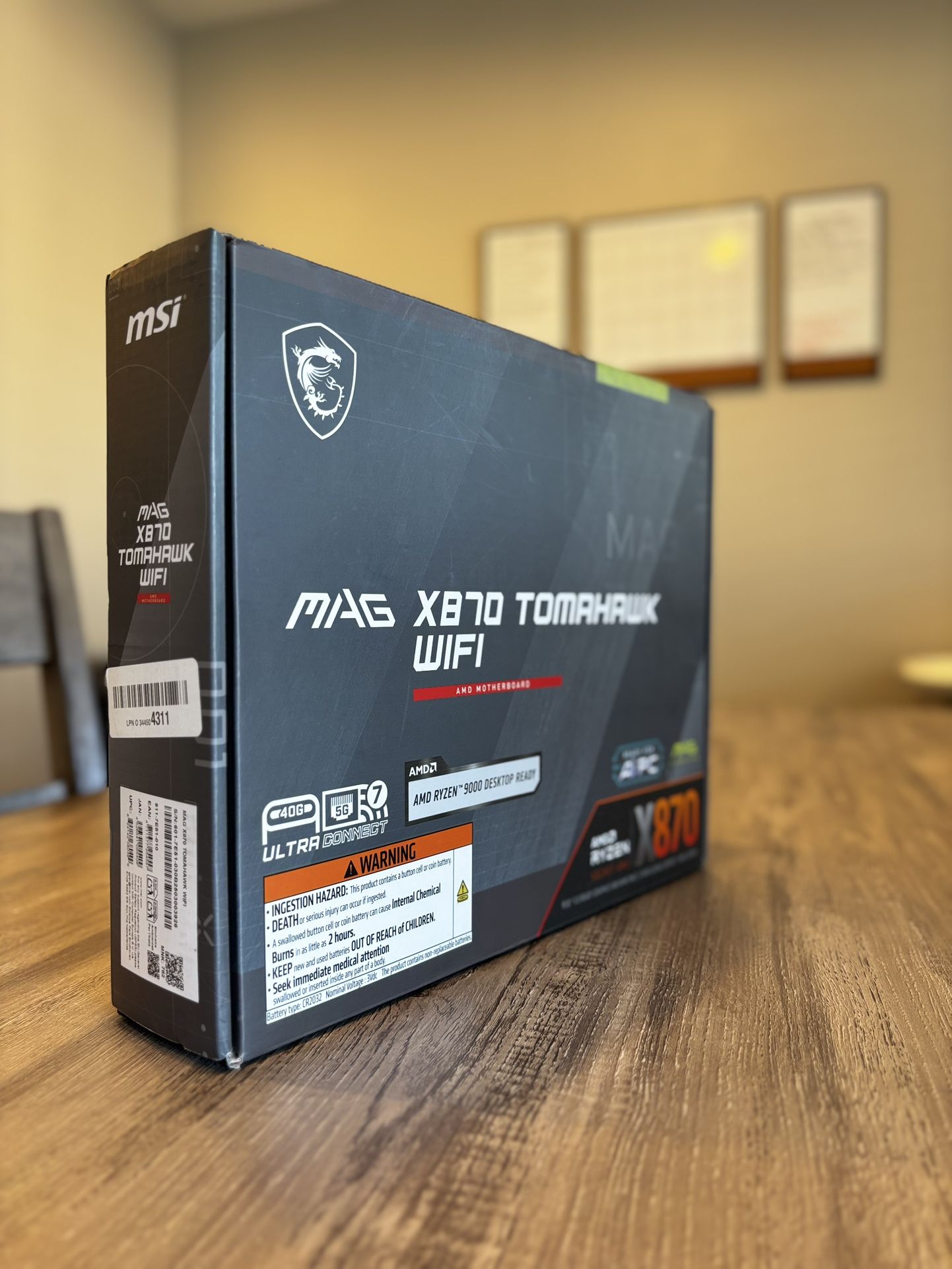 MSI MAG X870 Tomahawk WiFi Gaming Motherboard