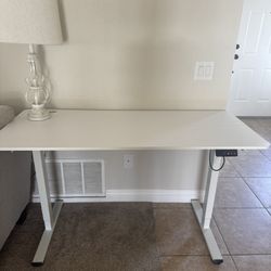 White Standup Desk