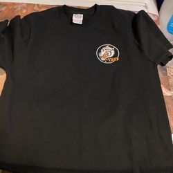 Youth Vans Wolf Short Sleeve Graphic Shirt Size M Black Skateboard Wear