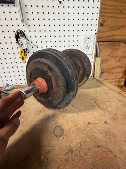 Cast Iron Adjustable Dumbbell Set