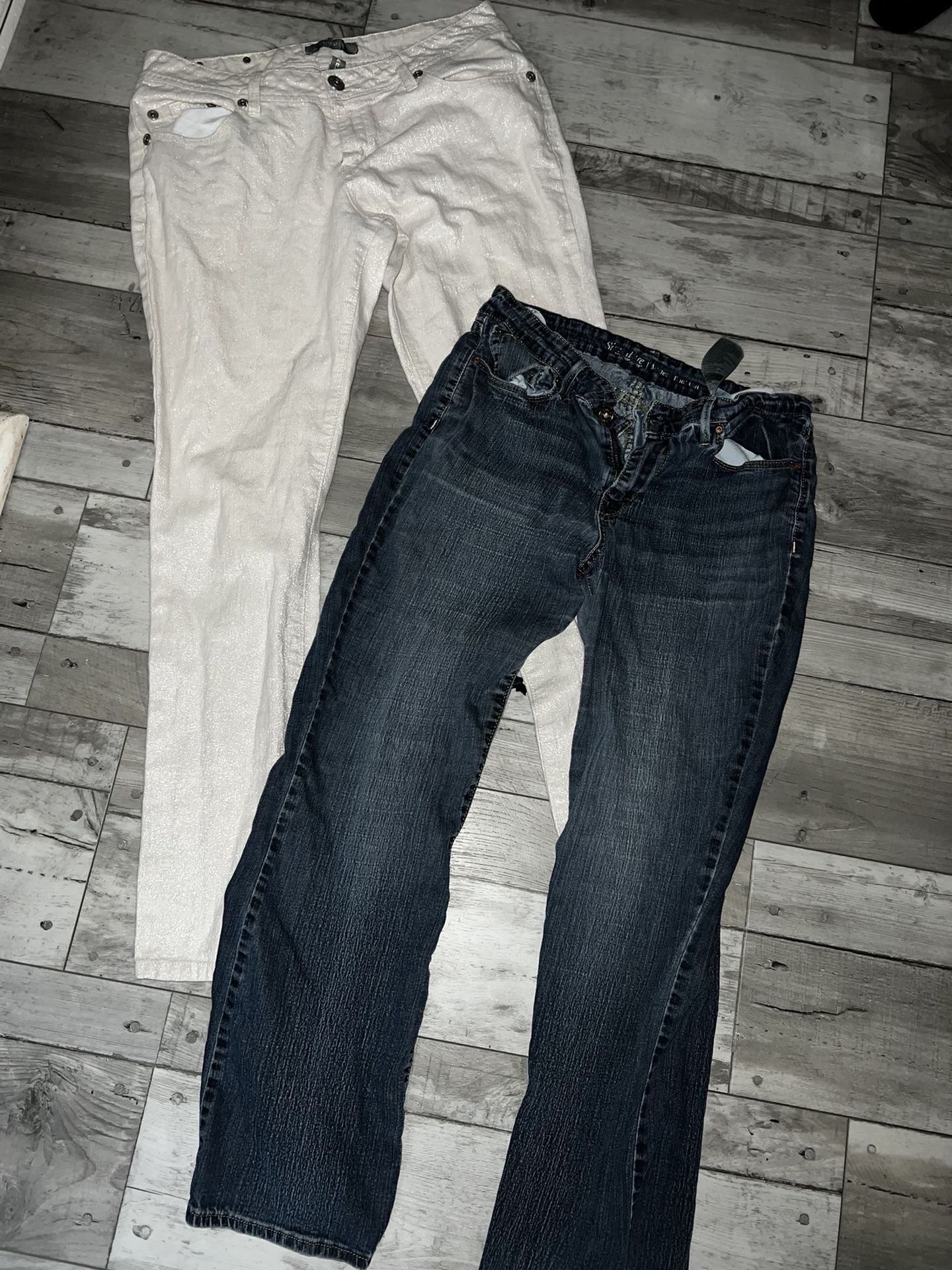Size 12/13 Pants Jeans Lot Womens Levi’s And Cream Pants Cute 