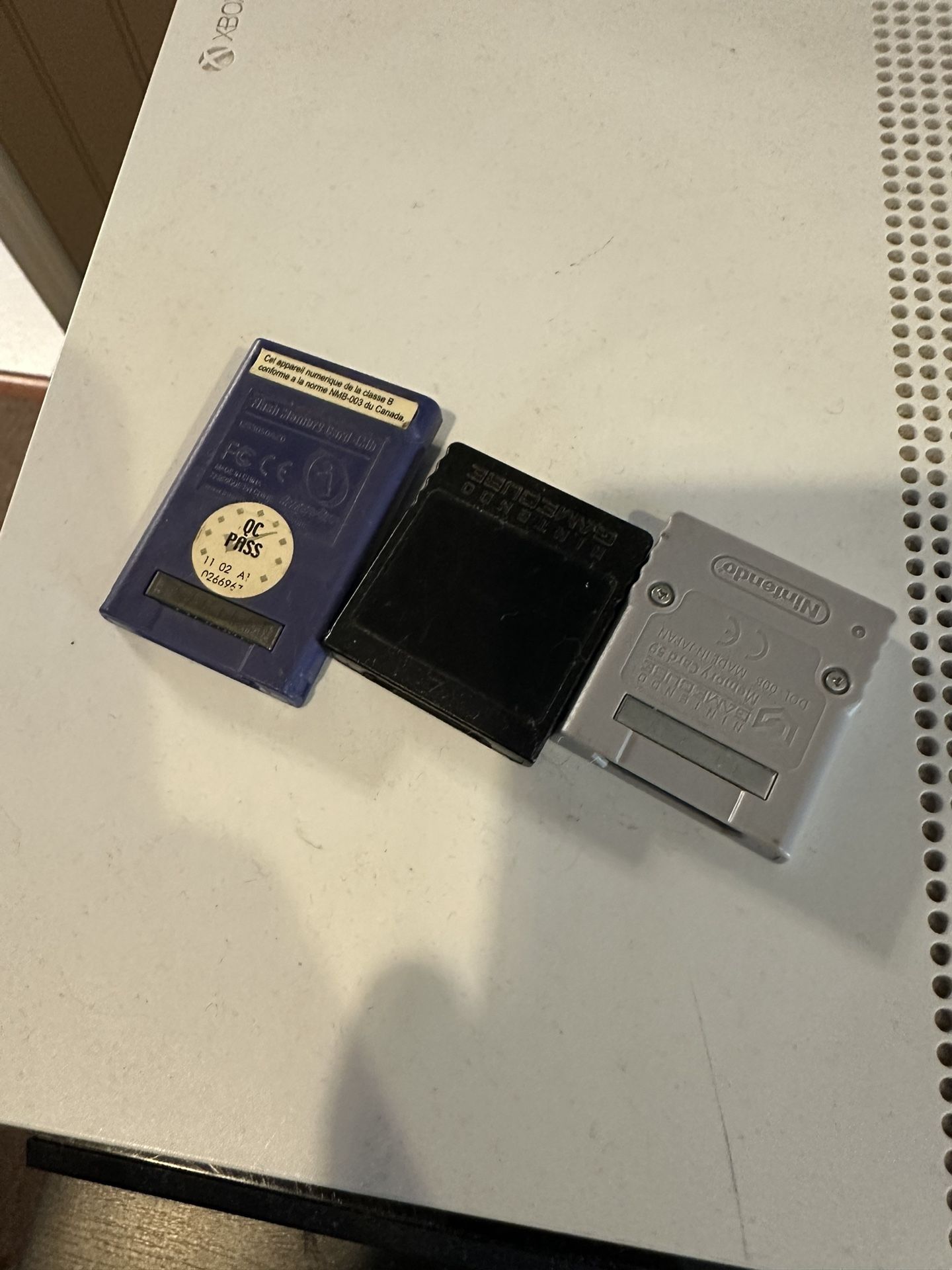 GameCube Memory Cards 3 Pack