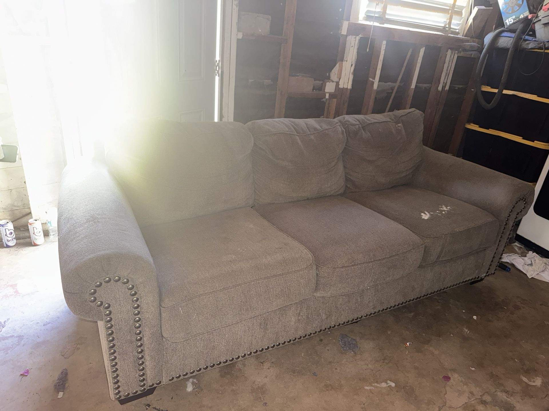 Grey Used Couch