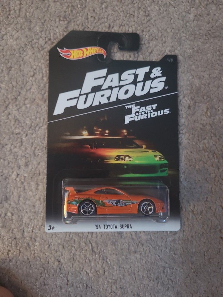 Fast And Furious Hotwheel Supra