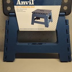 Folding Lightweight Step Stool - Sturdy Enough to Support Adults and Safe Enough for Kids - Opens Easy with One Flip - Great for Kitchen, Bathroom