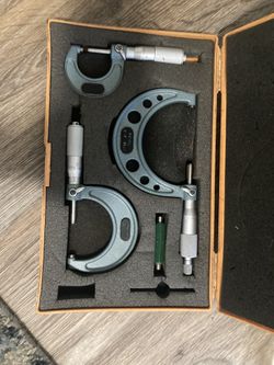 Mitutoyo Outside Micrometer Set 