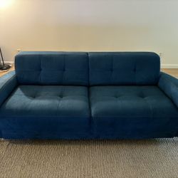 Beautiful Suede Couch