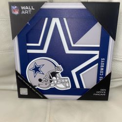 Cowboys 3D Wall Art