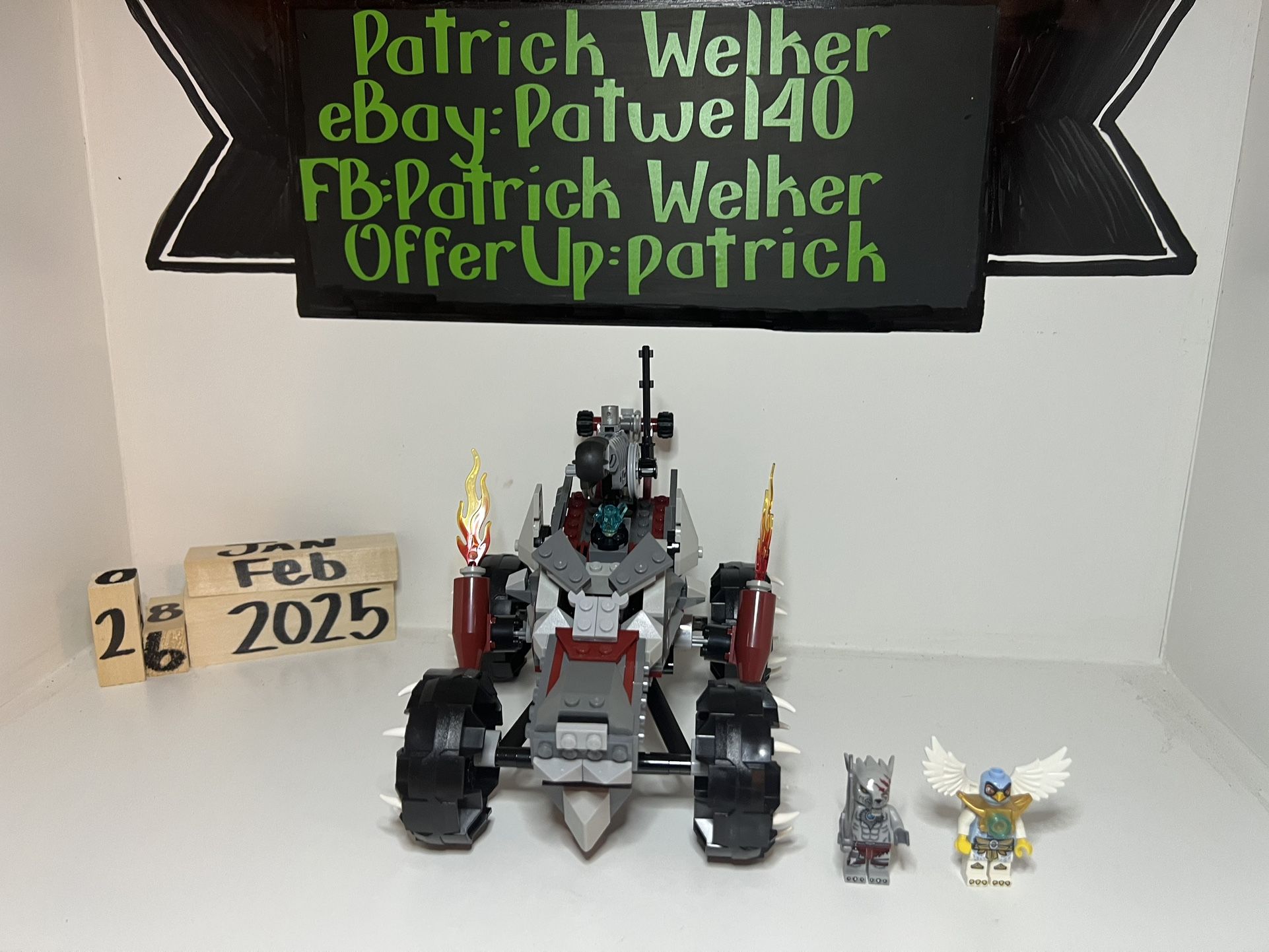 70004 LEGO Legends of Chima The Power of the CHI Wakz' Pack Tracker