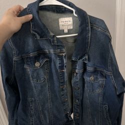 Plus Size Denim Jacket 