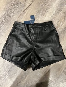 Hollister Leather Shorts