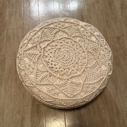 Round Aesthetic Ottoman