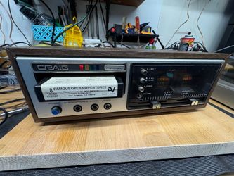 CRAIG 8-Track Stereo Player Model 3307 - working condition