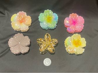 Hair Claw Clips - 6 pcs