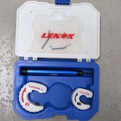 Lenox Tubing Cutter Set w/ Case – 2 Pipe Cutters + Handle
