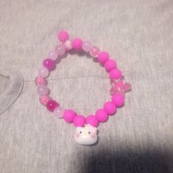 Pink  Hello Kitty Bracelet 