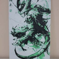 New 10" inch 3D DBZ Perfect Cell Wall Art