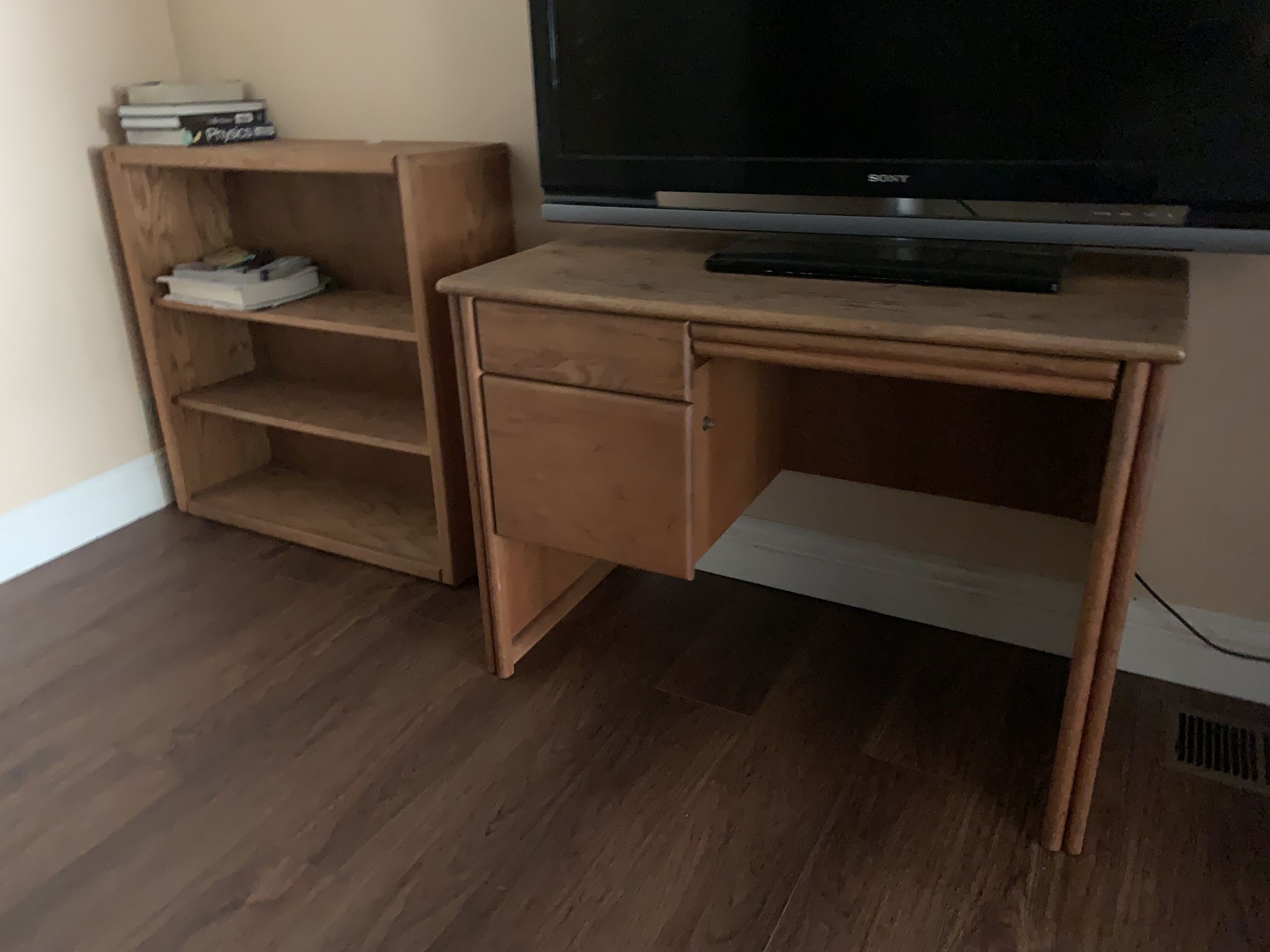 Desk And Shelf