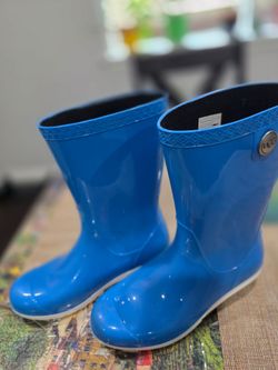 UGG Blue Rain Boots