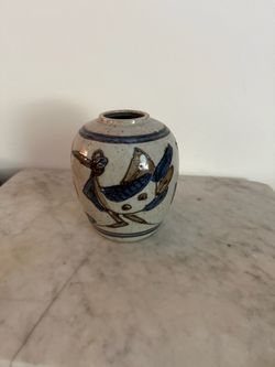Vintage Otagiri stoneware vase from Japan