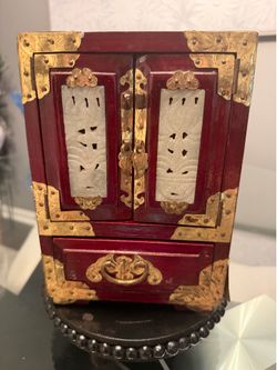 Antique Asian Jewelry Box