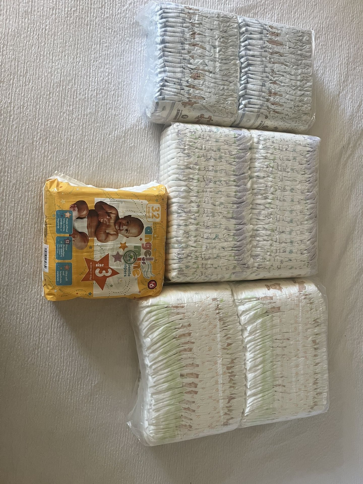 size 2 & 3 diapers 
