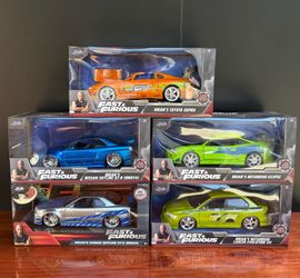 Fast and Furious Jada Toys 1:24 Scale Set