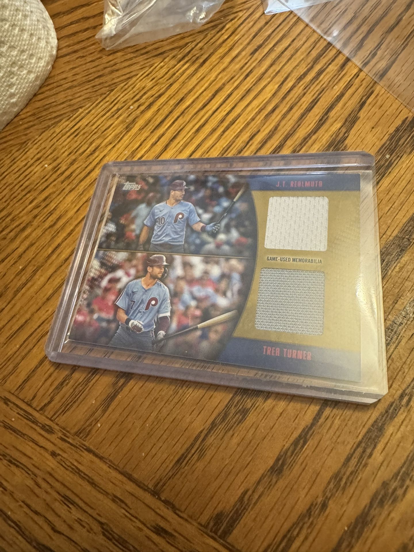 2025 Topps Series 2 J.J. Realmuto Trea Turner Dual Patch /50