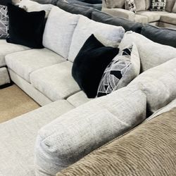 Stylish Double Chaise Nice Sectional! 
