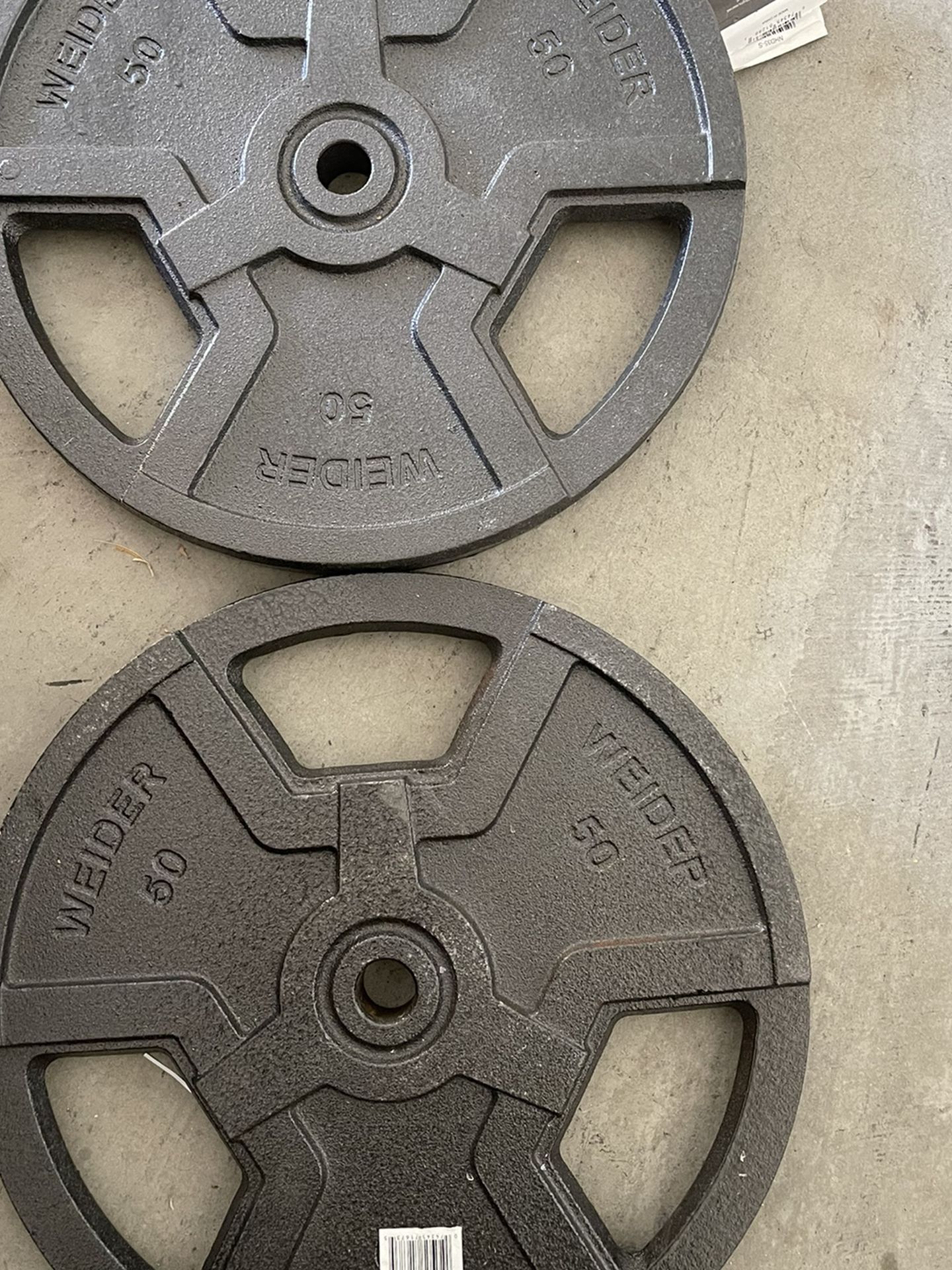 50 Pound Weider Plate Weights
