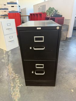 Black Filing Cabinet