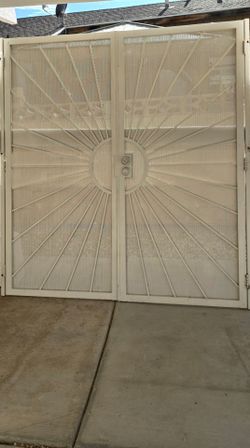Metal Screen Door Metal security door 72x80