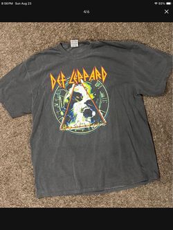 New! Concert Merchandise Def Leppard 2022 Stadium Tour San Diego Petco Park Original - T-shirt