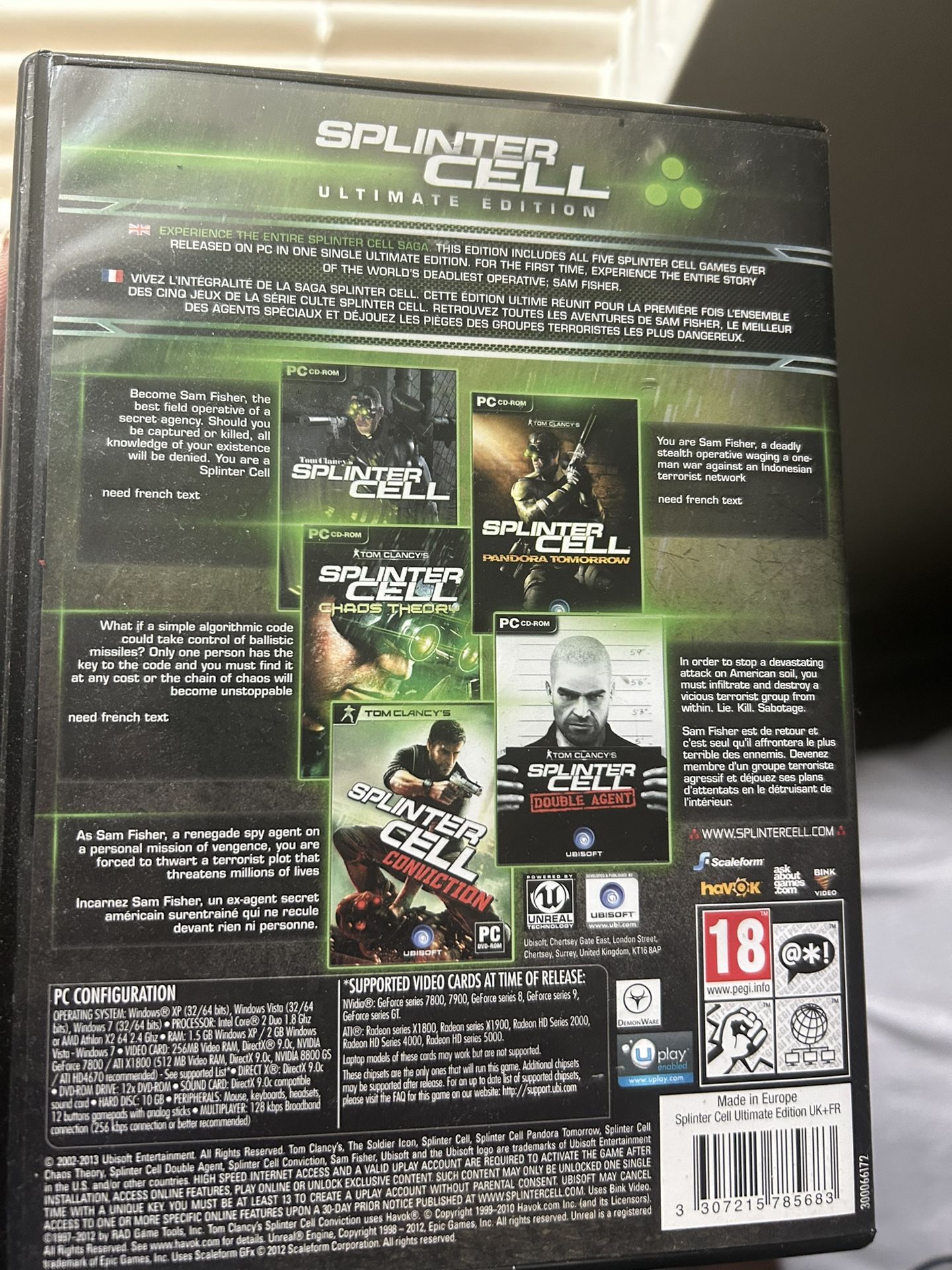 Splinter Cell Ultimate Edition PC & Doom ll
