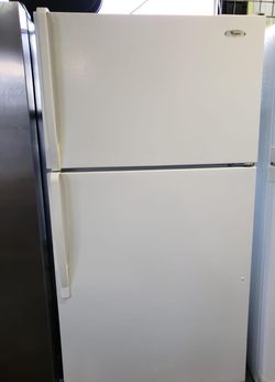 Whirlpool Top Mount  White Refrigerator Fridge
