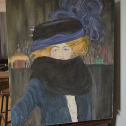 Might Have Original Oil On Canvas Painting 20x24 NYC Artist