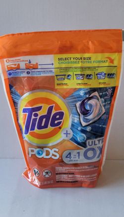 Tide pods 4 in 1 ultra OXI 26 pacs