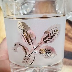 Vintage Italian Wheat Glassware 