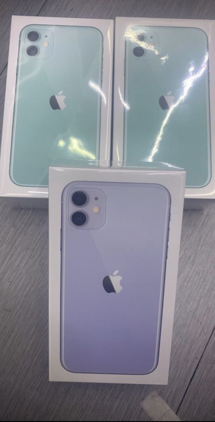 iPhone 11 (64GB ) Factory Unlocked | 1Year Apple warranty | Brand New Never used | IMEI Lifetime warranty!!