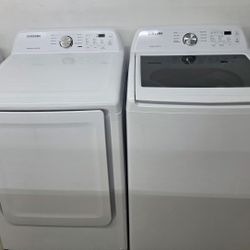Samsung Washer & Dryer 
(Works Great)
Comes w/ Warranty 
Delivery Available 

Our store is located at:
1260 Highway 85 N
Fayetteville, GA