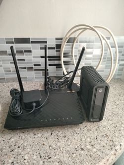 ⚐
 

DUAL BAND WiFi ROUTER, MODEM & CABLES BUNDLE