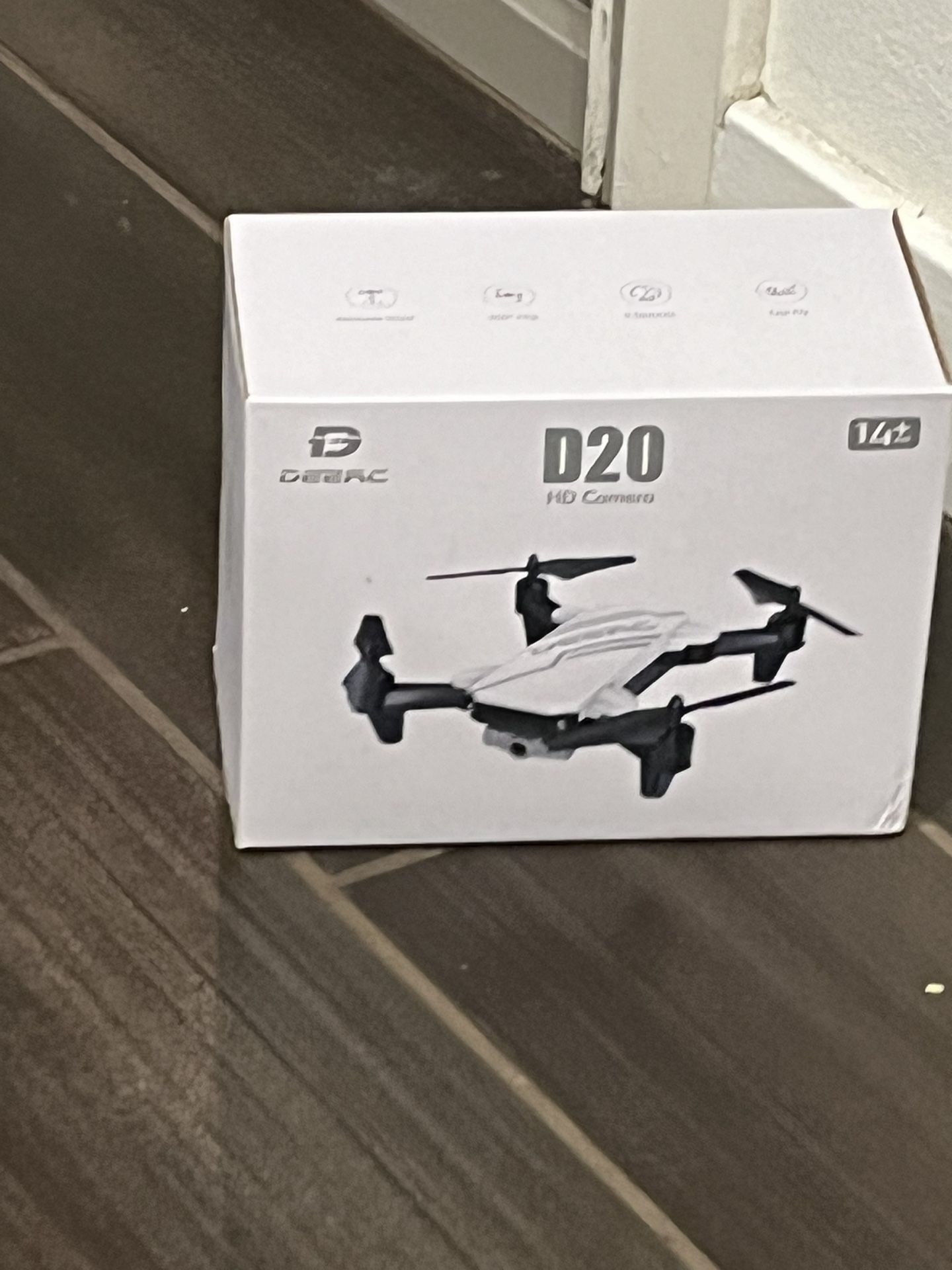 Brand New DEERC D20 Mini Drone with Camera for Kids, Remote Control Toys Gifts for Boys Girls with Voice Control, Gestures Selfie, Altitude Hold, Grav