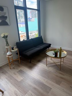 black couch